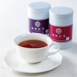 <松翁園なべしま銘茶>飛騨紅茶 缶2本セット
