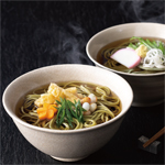 <八千代製麺>匠の麺づくし よもぎ・宇治抹茶